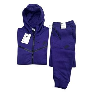 Nike Deep Purple Hoodie and Joggers Set